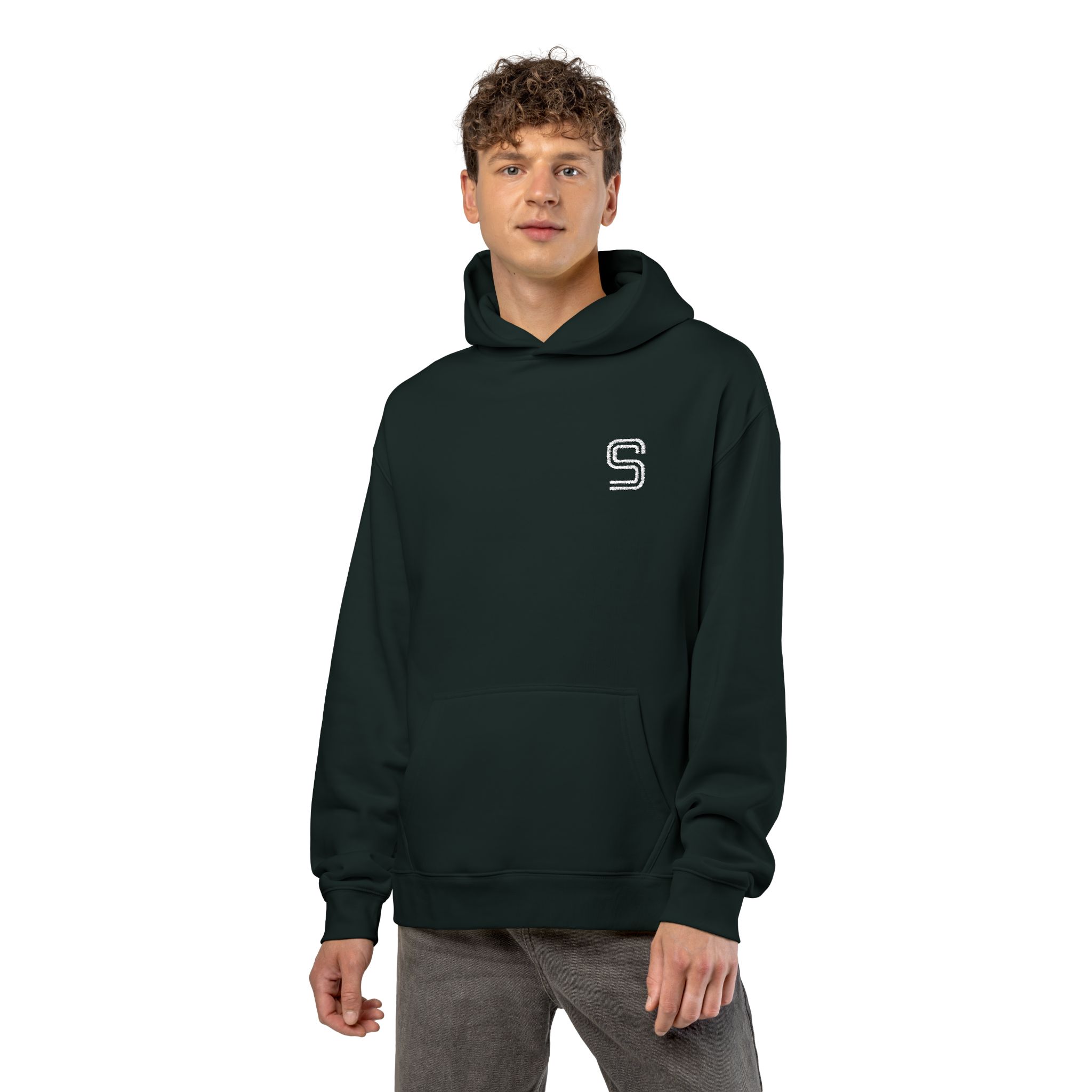 Relaxed Hoodie with embroidered logo - Image 24