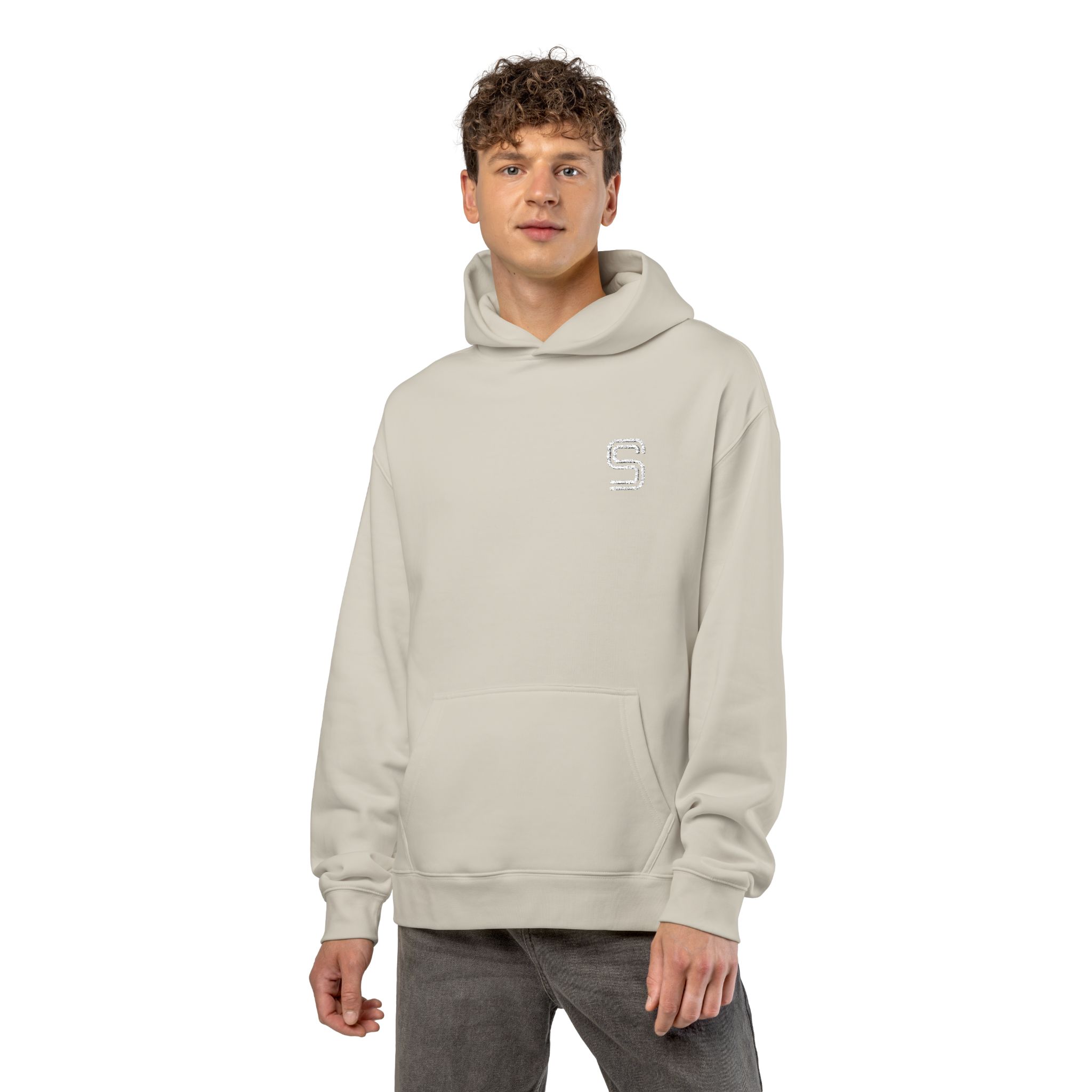 Relaxed Hoodie with embroidered logo - Image 4