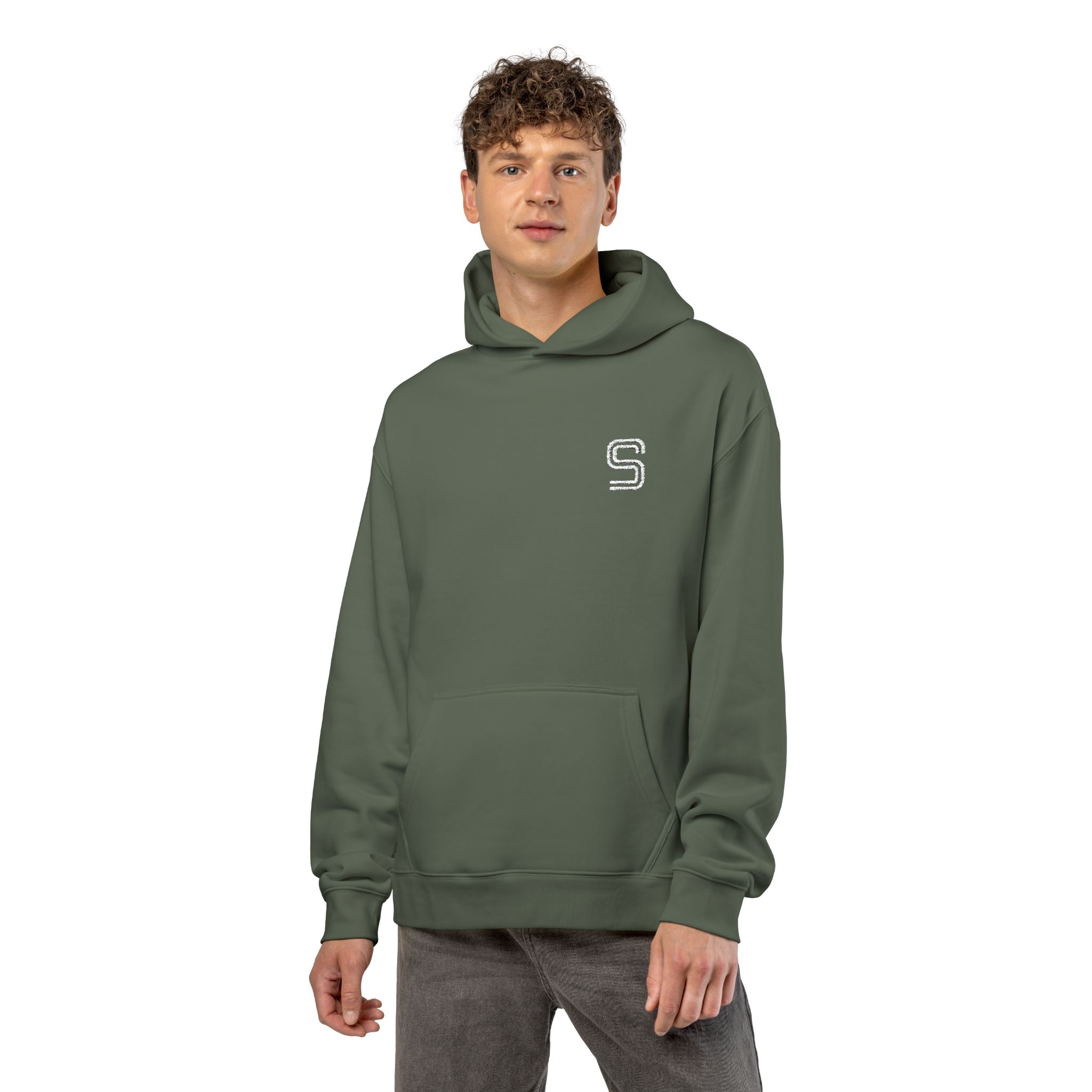 Relaxed Hoodie with embroidered logo - Image 20